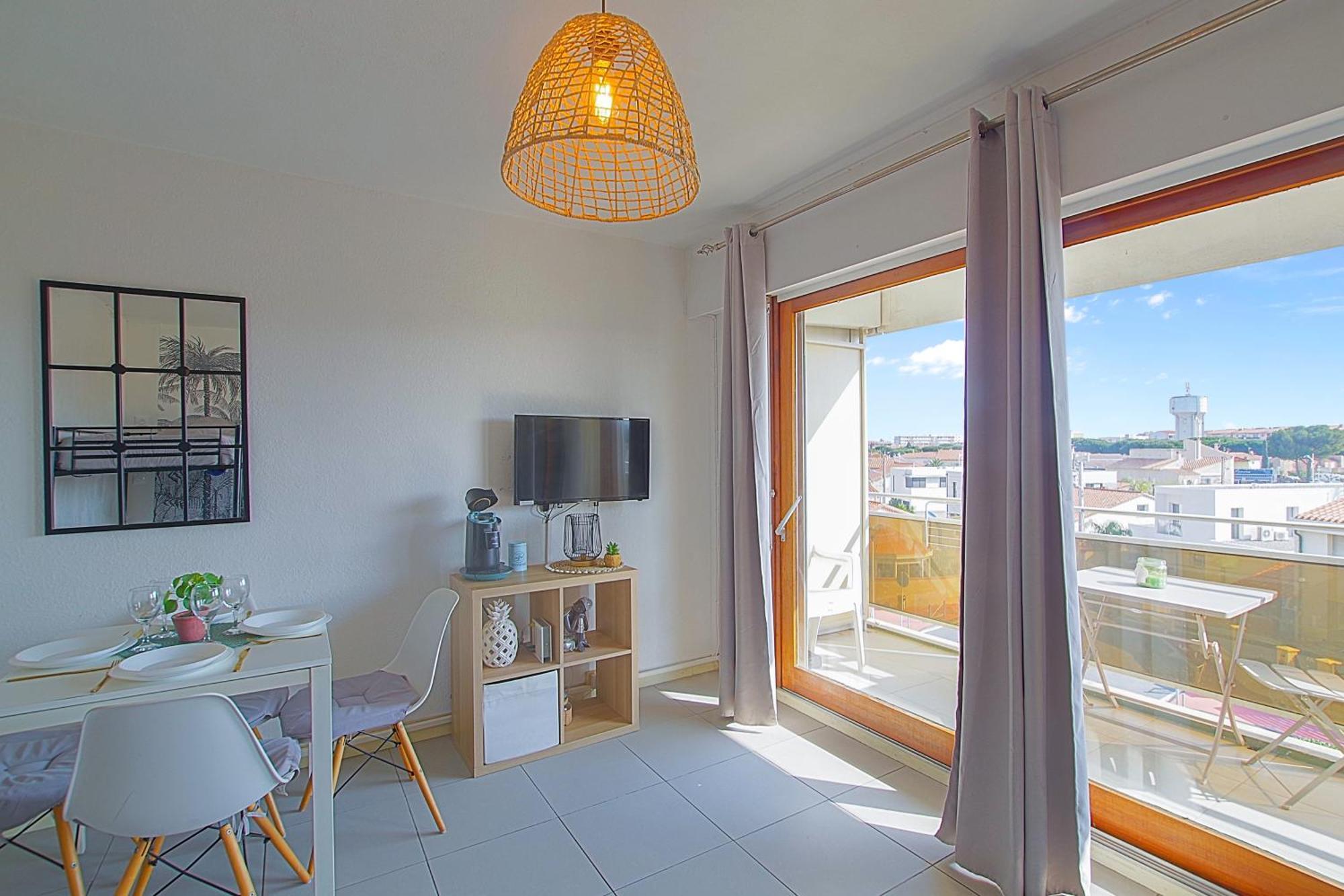 Studio Calme Avec Parking Et Ascenseur -304- Canet-en-Roussillon Exteriér fotografie
